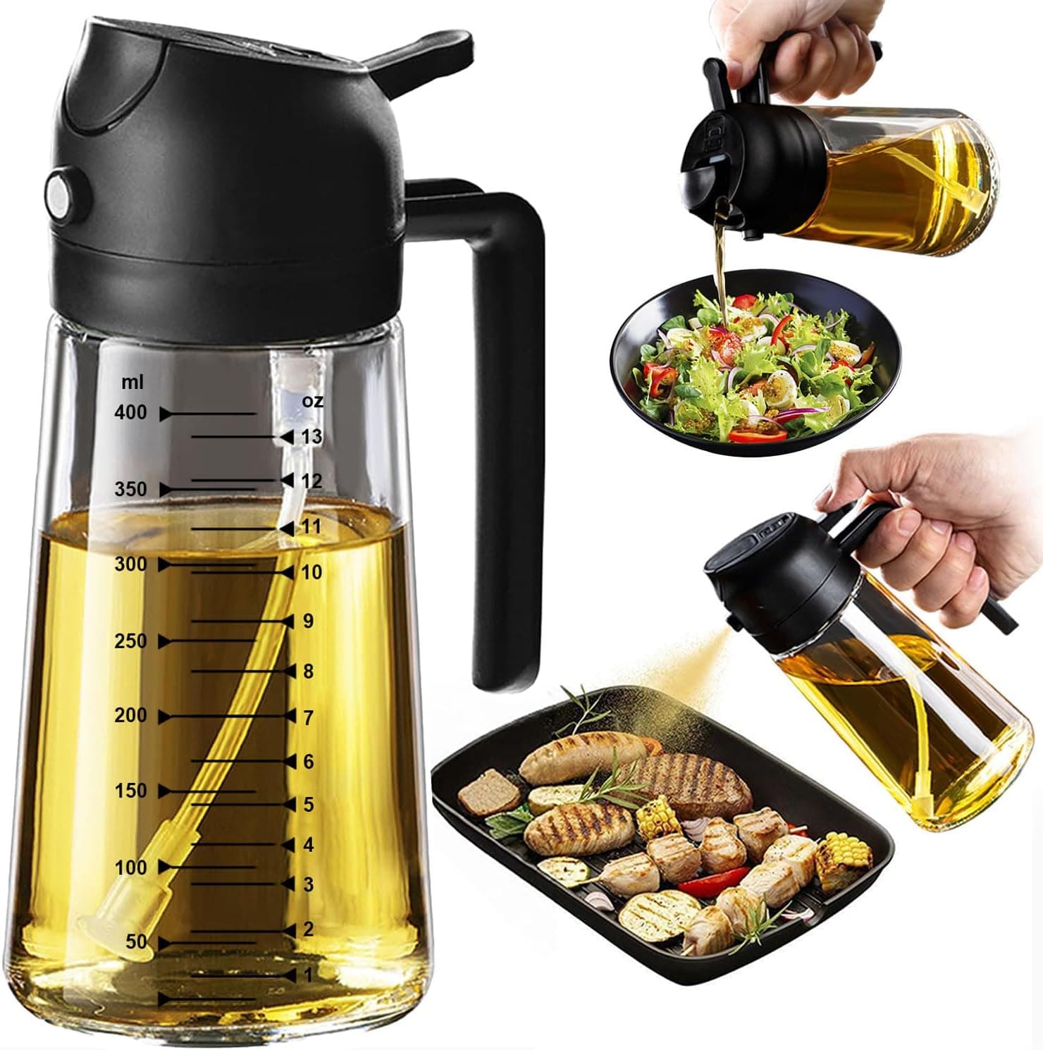 TrendPlain olive oil spray bottle dispenser
